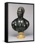 Bust of a Man (Black Limestone and Yellow Marble) (See also 281573)-Francis Harwood-Framed Stretched Canvas