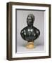 Bust of a Man (Black Limestone and Yellow Marble) (See also 281573)-Francis Harwood-Framed Giclee Print
