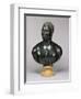 Bust of a Man (Black Limestone and Yellow Marble) (See also 281573)-Francis Harwood-Framed Giclee Print