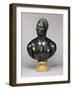 Bust of a Man (Black Limestone and Yellow Marble) (See also 281573)-Francis Harwood-Framed Giclee Print