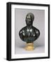 Bust of a Man (Black Limestone and Yellow Marble) (See also 281573)-Francis Harwood-Framed Giclee Print