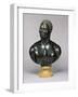 Bust of a Man (Black Limestone and Yellow Marble) (See also 281573)-Francis Harwood-Framed Giclee Print