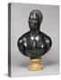 Bust of a Man (Black Limestone and Yellow Marble) (See also 281573)-Francis Harwood-Stretched Canvas