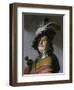 Bust of a Man in a Gorget and a Feathered Beret, 1627-Rembrandt van Rijn-Framed Giclee Print
