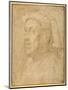 Bust of a Man Wearing a Chaperon-Lorenzo di Credi-Mounted Giclee Print