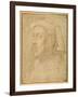 Bust of a Man Wearing a Chaperon-Lorenzo di Credi-Framed Giclee Print