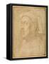Bust of a Man Wearing a Chaperon-Lorenzo di Credi-Framed Stretched Canvas