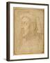 Bust of a Man Wearing a Chaperon-Lorenzo di Credi-Framed Giclee Print