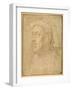 Bust of a Man Wearing a Chaperon-Lorenzo di Credi-Framed Giclee Print