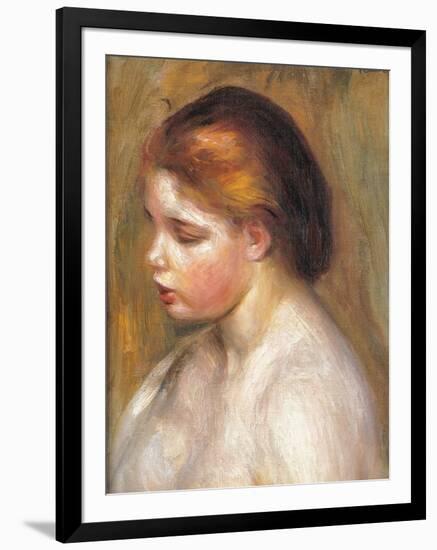 Bust of a Nude Young Female-Pierre-Auguste Renoir-Framed Giclee Print