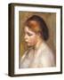 Bust of a Nude Young Female-Pierre-Auguste Renoir-Framed Giclee Print