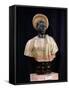 Bust of a Sudanese Man, 1857 (Onyx & Bronze)-Charles-Henri-Joseph Cordier-Framed Stretched Canvas