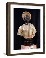 Bust of a Sudanese Man, 1857 (Onyx & Bronze)-Charles-Henri-Joseph Cordier-Framed Giclee Print