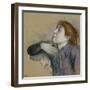 Bust of a Woman, circa 1880-85-Edgar Degas-Framed Giclee Print