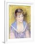 Bust of a Woman-Pierre-Auguste Renoir-Framed Giclee Print