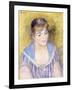 Bust of a Woman-Pierre-Auguste Renoir-Framed Giclee Print