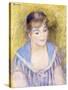 Bust of a Woman-Pierre-Auguste Renoir-Stretched Canvas