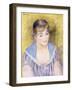 Bust of a Woman-Pierre-Auguste Renoir-Framed Giclee Print