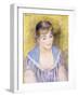 Bust of a Woman-Pierre-Auguste Renoir-Framed Giclee Print