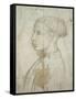 Bust of a Young Man in Profile, 1430-40-Giovanni Badile-Framed Stretched Canvas
