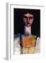 Bust of a Young Woman; Buste De Jeune Femme, C.1910-11-Amedeo Modigliani-Framed Premium Giclee Print