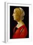 Bust of a Young Woman, C.1485-90 (Tempera on Panel)-Raffaellino Del Garbo-Framed Giclee Print