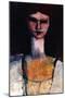 Bust of a Young Woman-Amedeo Modigliani-Mounted Giclee Print