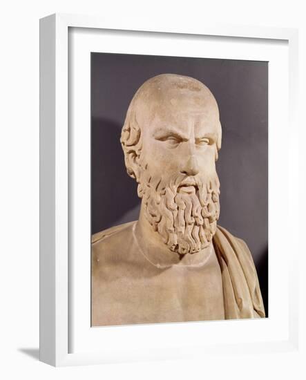 Bust of Aeschylus (circa 525-circa 456 BC)-null-Framed Giclee Print