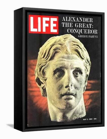 Bust of Alexander the Great, May 3, 1963-Dmitri Kessel-Framed Stretched Canvas