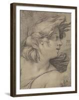 Bust of an Angel-Hendrick Goltzius-Framed Art Print