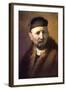 Bust of an Old Man with a Cap-Rembrandt van Rijn-Framed Art Print