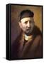 Bust of an Old Man with a Cap-Rembrandt van Rijn-Framed Stretched Canvas