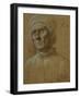 Bust of an Old Man with Round Cap-Lorenzo di Credi-Framed Giclee Print