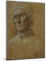 Bust of an Old Man with Round Cap-Lorenzo di Credi-Mounted Giclee Print