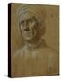 Bust of an Old Man with Round Cap-Lorenzo di Credi-Stretched Canvas