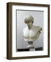 Bust of Antinous, Antinous Said Ecouen (117-138 Ad)-null-Framed Giclee Print