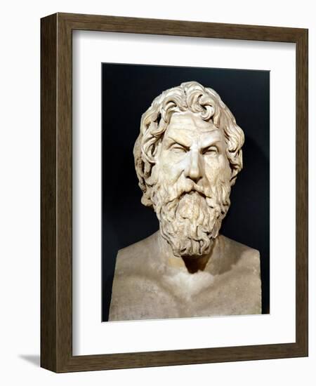 Bust of Antisthenes (circa 440-circa 371 BC)-null-Framed Giclee Print