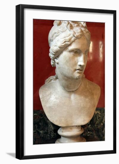 Bust of Aphrodite, Goddess of Beauty and Love-null-Framed Photographic Print