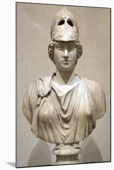 Bust of Athena, 2nd Century-null-Mounted Photographic Print