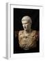 Bust of Augustus (after Augustus of Prima Porta)-null-Framed Art Print