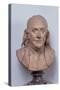 Bust of Benjamin Franklin (1706-90) 1778-Jean-Antoine Houdon-Stretched Canvas