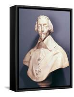 Bust of Cardinal Richelieu circa 1642-Giovanni Lorenzo Bernini-Framed Stretched Canvas