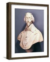 Bust of Cardinal Richelieu circa 1642-Giovanni Lorenzo Bernini-Framed Giclee Print