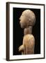 Bust of Carved Wood Sculpture, Nuna Tribal Art, Leo Region, Burkina Faso, 18th Century, Detail-null-Framed Giclee Print