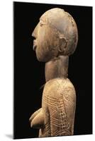 Bust of Carved Wood Sculpture, Nuna Tribal Art, Leo Region, Burkina Faso, 18th Century, Detail-null-Mounted Giclee Print