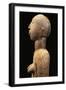 Bust of Carved Wood Sculpture, Nuna Tribal Art, Leo Region, Burkina Faso, 18th Century, Detail-null-Framed Giclee Print