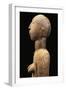 Bust of Carved Wood Sculpture, Nuna Tribal Art, Leo Region, Burkina Faso, 18th Century, Detail-null-Framed Giclee Print