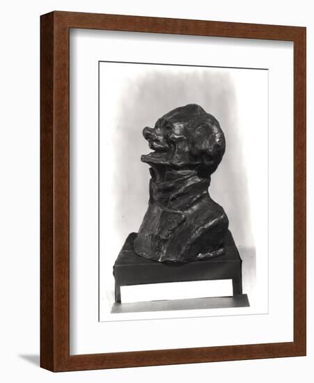 Bust of Charles Philipon (1800-62), c.1833-Honore Daumier-Framed Giclee Print