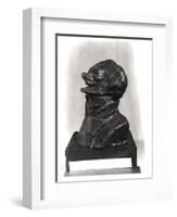 Bust of Charles Philipon (1800-62), c.1833-Honore Daumier-Framed Giclee Print