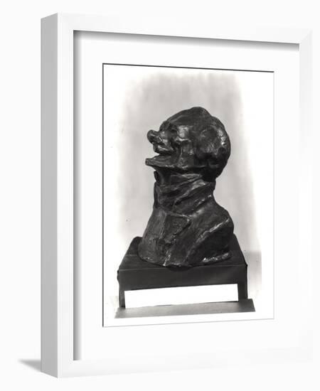 Bust of Charles Philipon (1800-62), c.1833-Honore Daumier-Framed Giclee Print